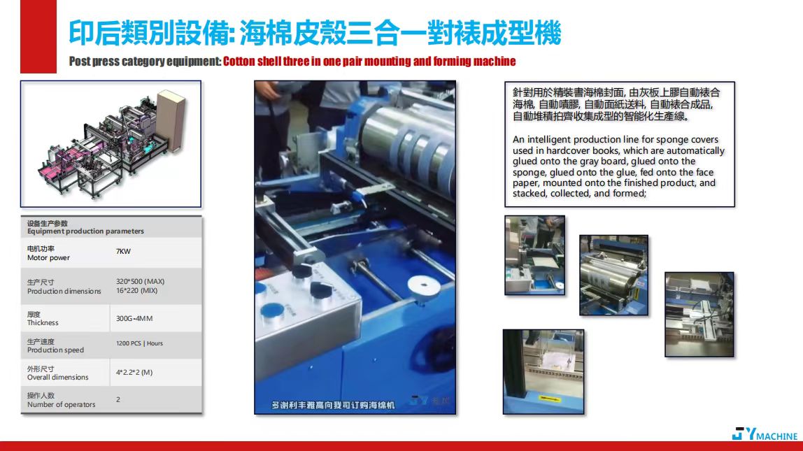海綿皮殼三合一對裱成型機(jī)